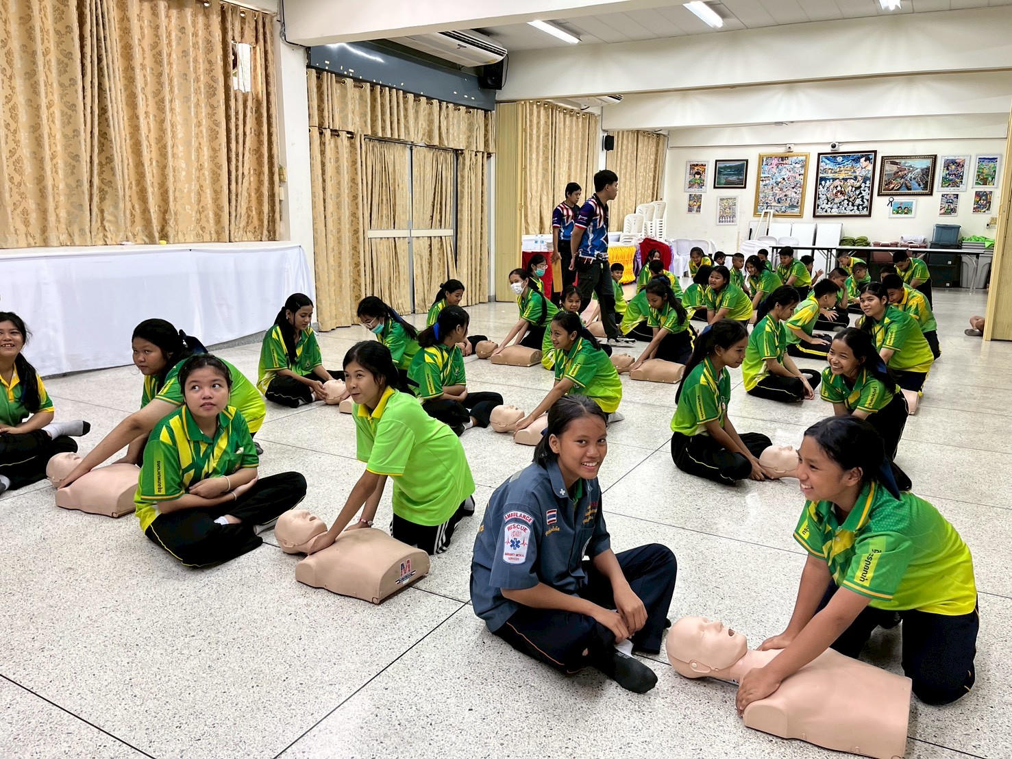 บรรยากาศการอบรม