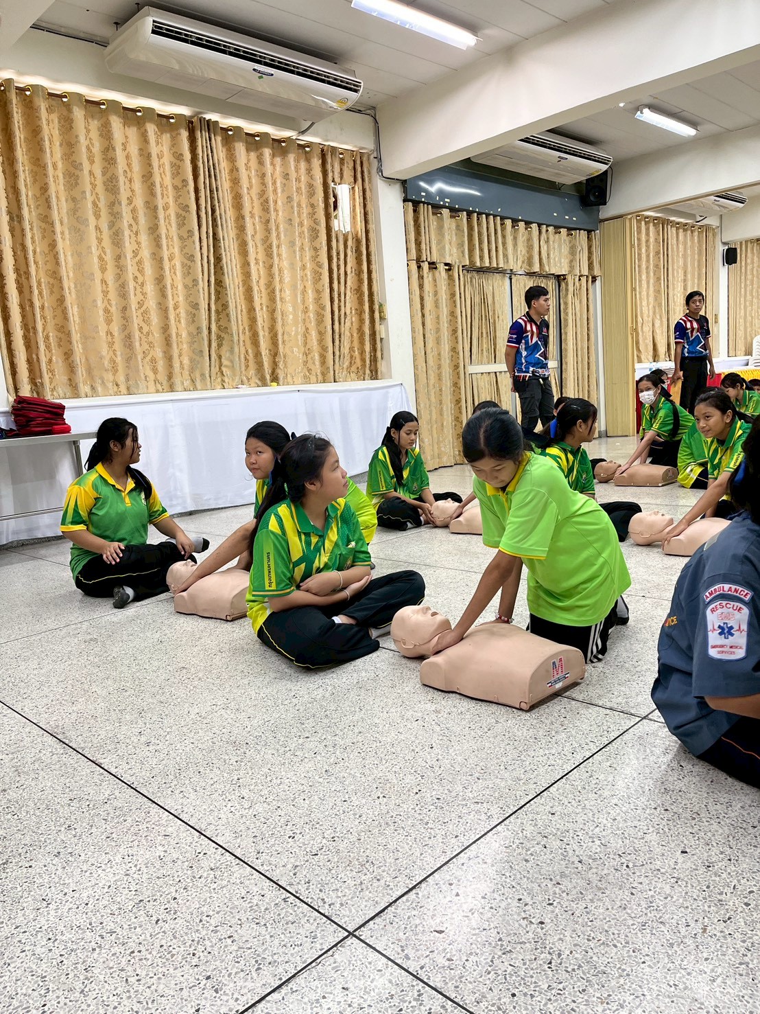 บรรยากาศการอบรม