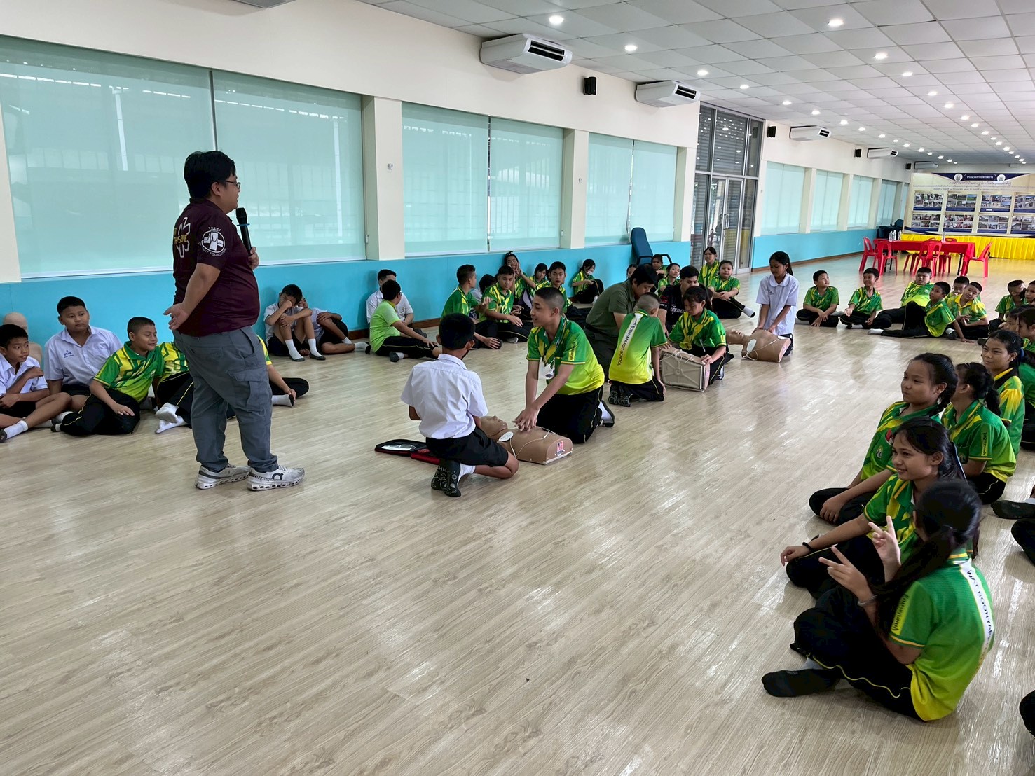 บรรยากาศการอบรม