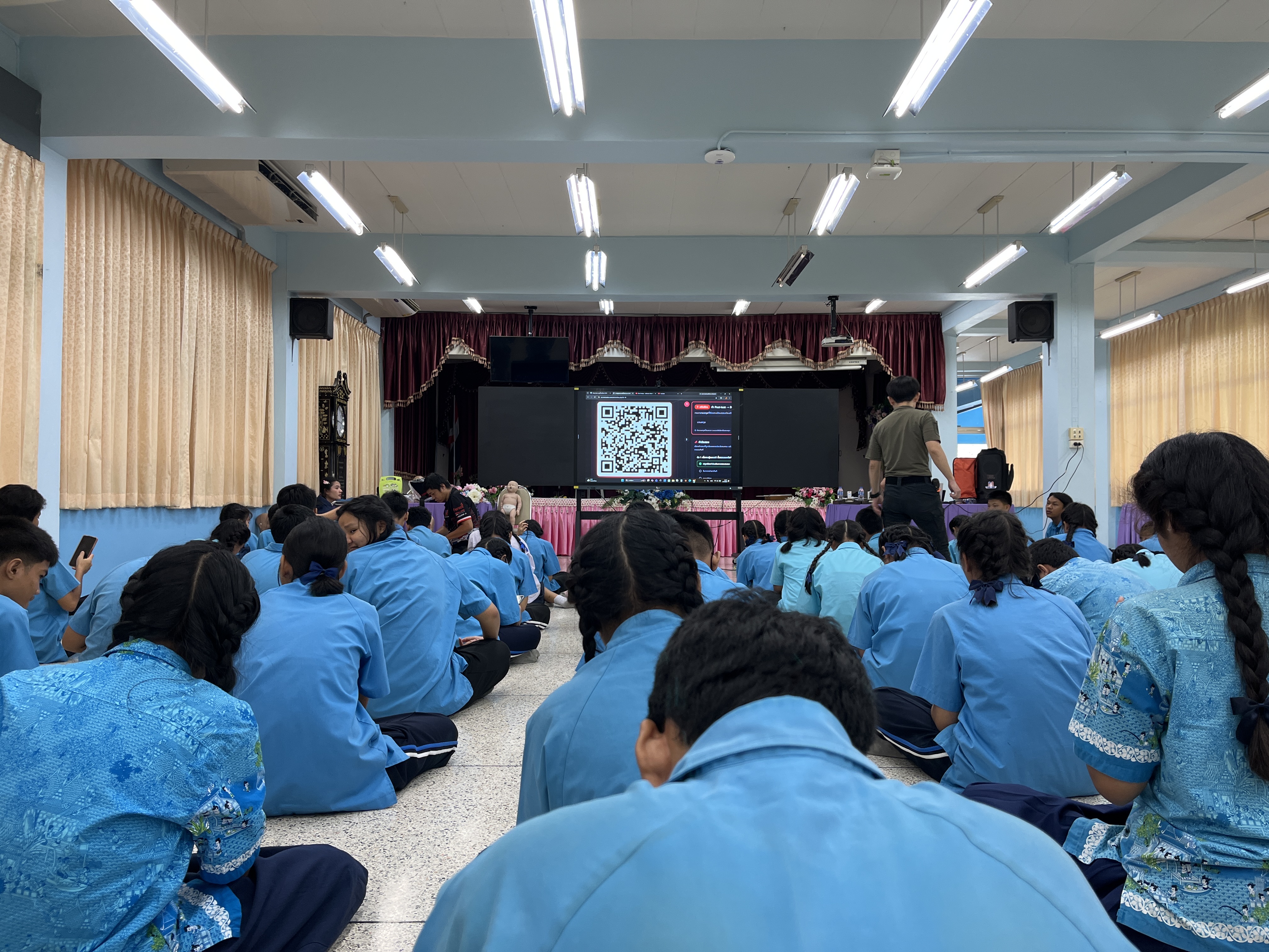 บรรยากาศการอบรม